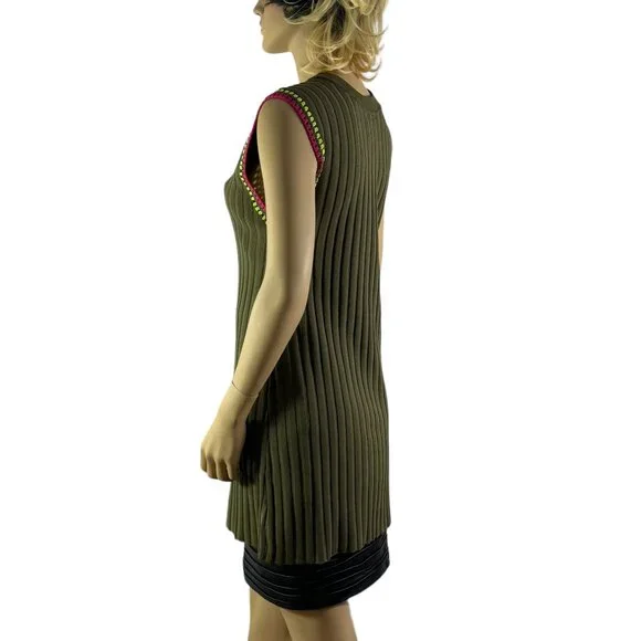 AJE Tazia Crochet Edge Mini Dress & Pants Deep Olive Suit 4US -  normaconseils.fr